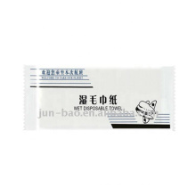 Single piece disposable disinfectant airline wet wipes